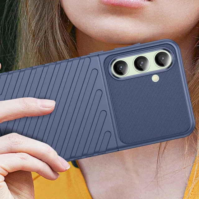 Чехол Hurtel Thunder Case для Samsung Galaxy S24 FE Blue (5907769368561)