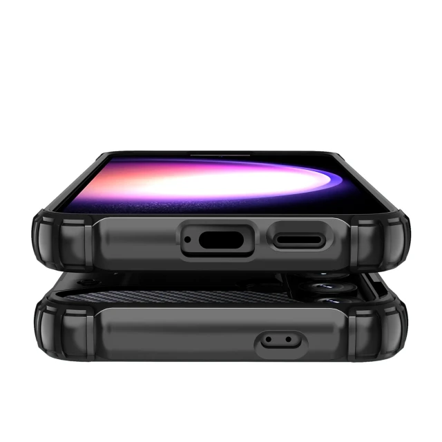 Чохол Hurtel Hybrid Armor для Samsung Galaxy S24 FE Black (5907769368691)