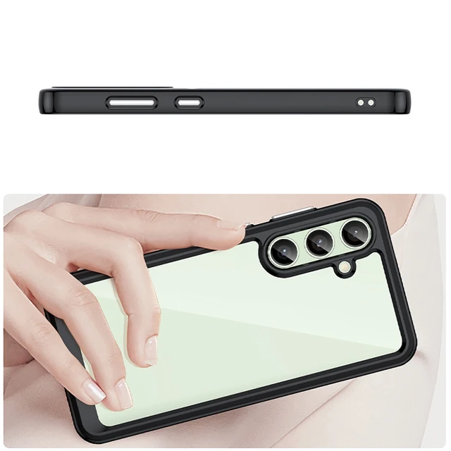 Чохол Hurtel Outer Space для Samsung Galaxy S24 FE Black (5907769368738)
