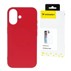 Чохол Wozinsky Liquid Silicone Case для Samsung Galaxy S25 Plus Red with MagSafe (5907769369957)