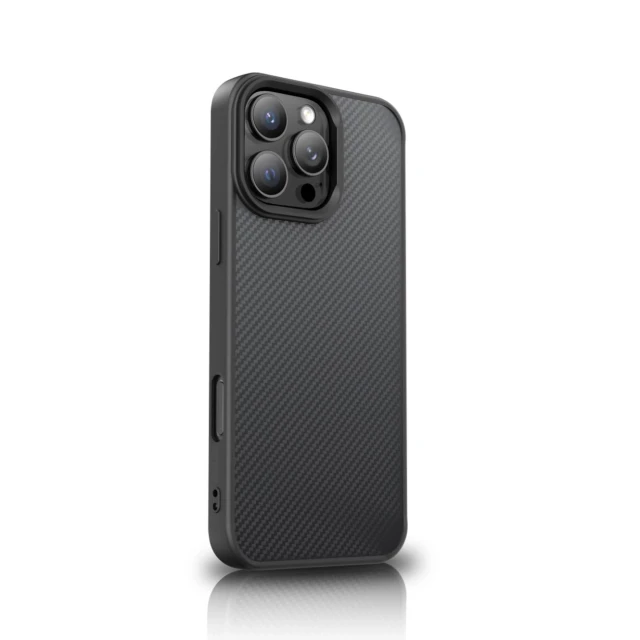 Чохол Wozinsky Carbon Fibre для Samsung Galaxy S25 Plus Black with MagSafe (5907769370304)