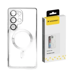 Чохол Wozinsky Electroplated Case для Samsung Galaxy S25 Plus Silver with MagSafe (5907769370366)