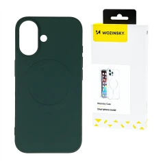 Чохол Wozinsky Liquid Silicone Case для Samsung Galaxy S25 Green with MagSafe (5907769370496)