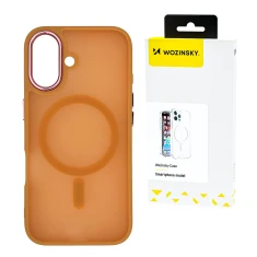 Чохол Wozinsky Fashion Case для Samsung Galaxy S25 Orange with MagSafe (5907769370526)