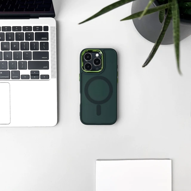 Чохол Wozinsky Fashion Case для Samsung Galaxy S25 Green with MagSafe (5907769370540)