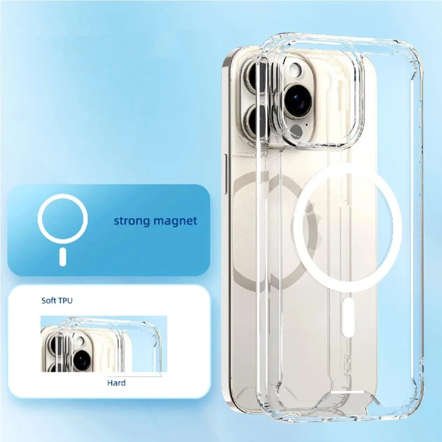 Чохол Wozinsky Clear Corner для Samsung Galaxy S25 Clear with MagSafe (5907769370809)
