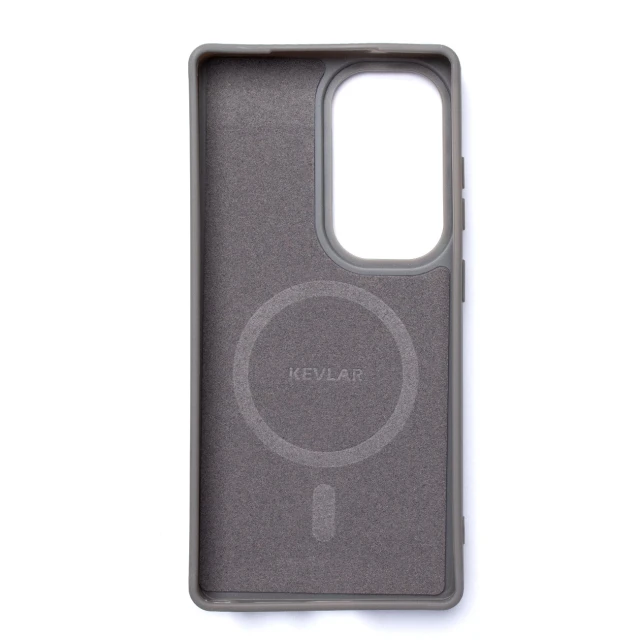 Чохол Wozinsky Carbon Fibre Case для Samsung Galaxy S25 Grey with MagSafe (5907769370830)