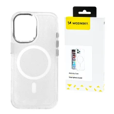 Чохол Wozinsky Glitter Case для Samsung Galaxy S24 FE Clear with MagSafe (5907769370946)
