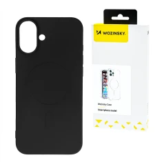 Чохол Wozinsky Liquid Silicone Case для Samsung Galaxy S24 FE Black with MagSafe (5907769370953)