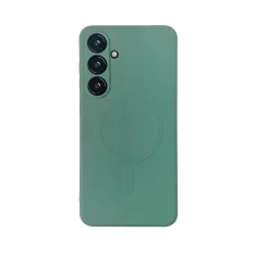 Чехол Wozinsky Liquid Silicone Case для Samsung Galaxy S24 FE Green with MagSafe (5907769371011)