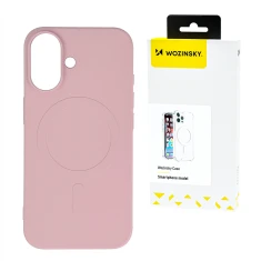 Чохол Wozinsky Liquid Silicone Case для Samsung Galaxy S24 FE Pink with MagSafe (5907769371028)
