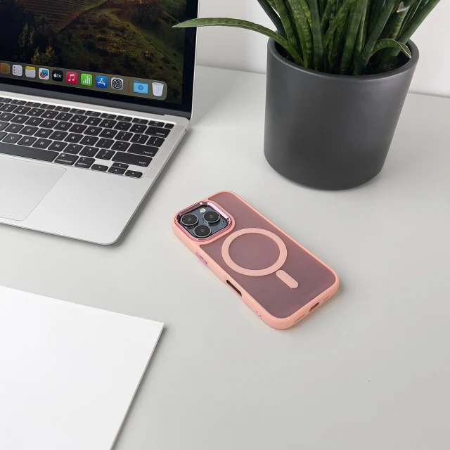 Чохол Wozinsky Fashion Case для Samsung Galaxy S24 FE Pink with MagSafe (5907769371073)