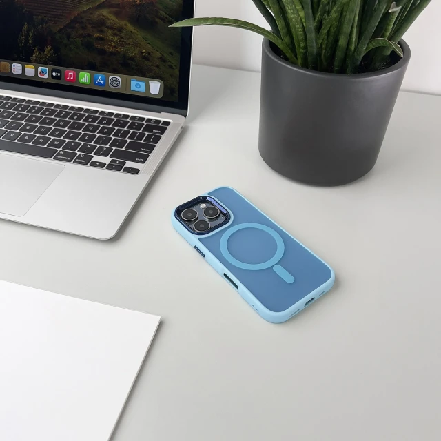 Чохол Wozinsky Fashion Case для Samsung Galaxy S24 FE Blue with MagSafe (5907769371080)
