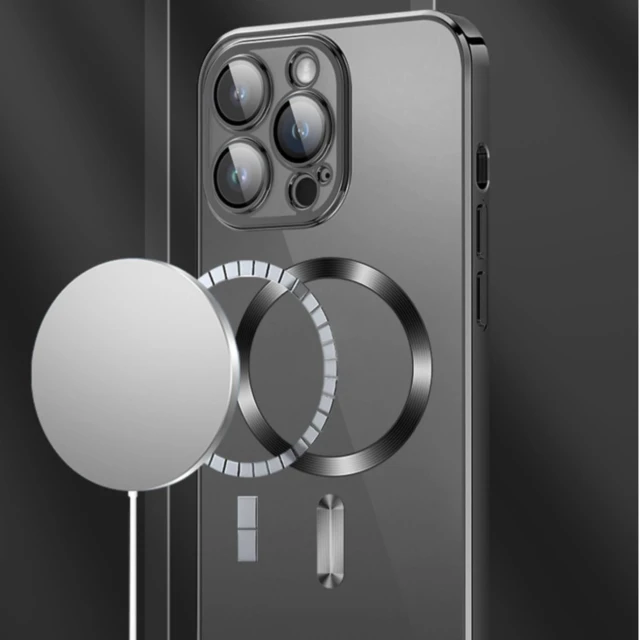 Чохол Wozinsky Electroplated для Samsung Galaxy S24 FE Silver with MagSafe (5907769371400)