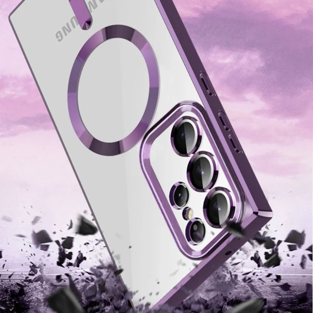 Чохол Wozinsky Electroplated для Samsung Galaxy S24 FE Silver with MagSafe (5907769371400)