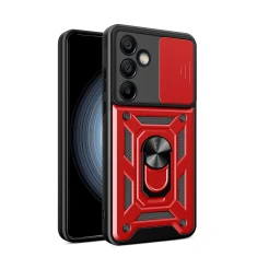 Чохол Hurtel Hybrid Armor Camshield для Samsung Galaxy A26 Red (5907769372025)