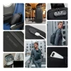 Рюкзак Wozinsky Premium на одне плече антикрадій з органайзером і USB Black (5907769372186)