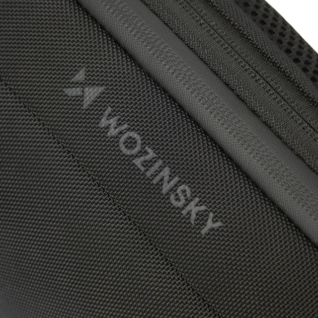 Рюкзак Wozinsky Premium на одне плече антикрадій з органайзером і USB Black (5907769372186)