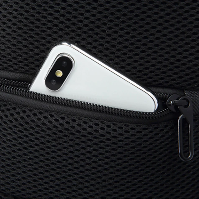 Рюкзак Wozinsky Premium на одне плече антикрадій з органайзером і USB Black (5907769372186)