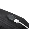 Рюкзак Wozinsky Premium на одне плече антикрадій з органайзером і USB Black (5907769372186)
