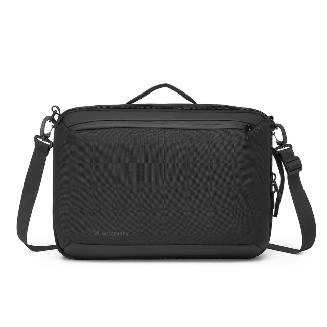 Рюкзак-сумка Wozinsky Premium для ноутбука 15.6'' з ременем Black (5907769372193)