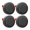 Чохол Hurtel для Apple AirTag Black (4 pack) (5907769372377)