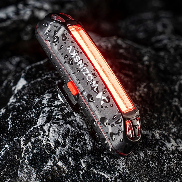 Набір велосипедних ліхтарів Wozinsky WSBLB2 передній (400 lm) і задній USB-C Black (5907769372452)