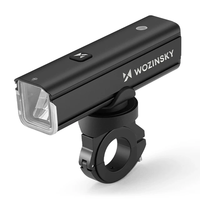 Набір велосипедних ліхтарів Wozinsky WSBLB3 передній (1000 lm) і задній USB-C Black (5907769372483)