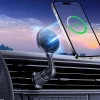 Автодержатель с функцией беспроводной зарядки Wozinsky 15W Black with MagSafe (WCT5-6S4Y)