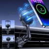Автодержатель с функцией беспроводной зарядки Wozinsky 15W Black with MagSafe (WCT5-6S4Y)