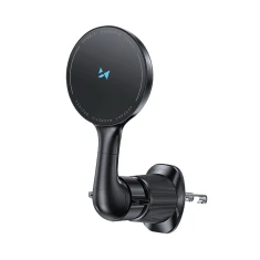 Автотримач з функцією бездротової зарядки Wozinsky 15W Black with MagSafe (WCT5-6S4Y)