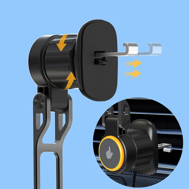 Автодержатель с функцией беспроводной зарядки Wozinsky 15W Black with MagSafe (WCT5-6S2Y)