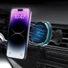 Автодержатель с функцией беспроводной зарядки Wozinsky 15W Black with MagSafe (WCT5-Q6S2Y)