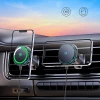 Автодержатель с функцией беспроводной зарядки Wozinsky 15W Black with MagSafe (WCT5-Q6S2Y)