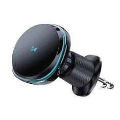 Автотримач з функцією бездротової зарядки Wozinsky 15W Black with MagSafe (WCT5-Q6S2Y)