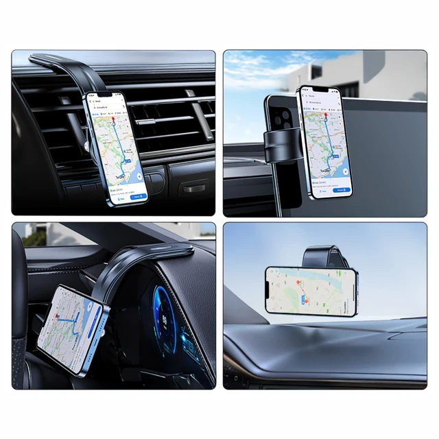 Автодержатель с функцией беспроводной зарядки Wozinsky 15W Black with MagSafe (WCZ2Y2S)