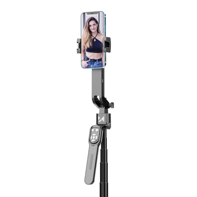 Універсальний штатив Wozinsky Selfie Stick with Tripod Function with AI Auto Face Tracking Black (WST-360YS)