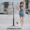 Універсальний штатив Wozinsky Selfie Stick with Tripod Function with AI Auto Face Tracking Black (WST-360YS)