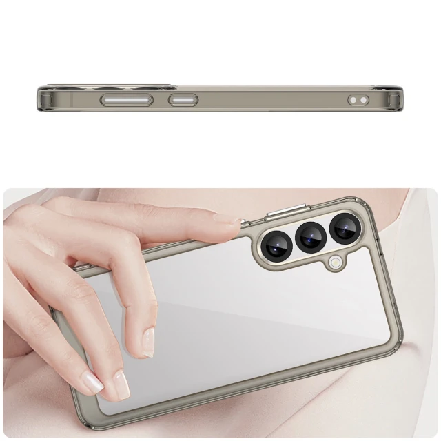 Чохол Hurtel Outer Space Case для Samsung Galaxy A36 напівпрозорий чорний (5907769372902)