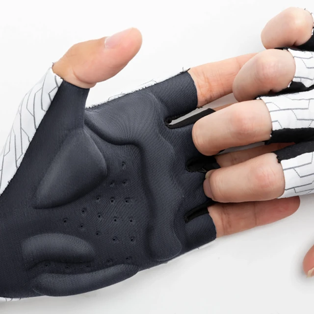 Рукавички велосипедні Rockbros MTB розмір L White-Black (1622004004)