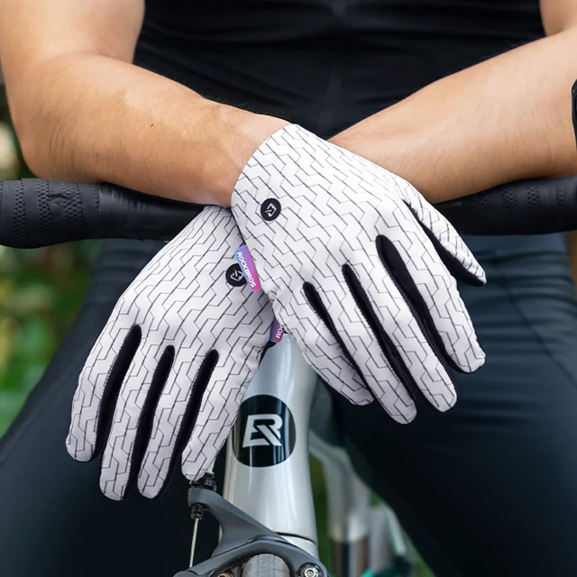 Рукавички велосипедні Rockbros MTB розмір S White-Black (1622004002)