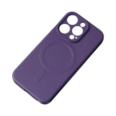 Чохол Hurtel Silicone Case для iPhone 16e Purple with MagSafe (5907769374883)