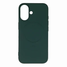 Чохол Hurtel Liquid Silicone Case для Samsung Galaxy A36 5G Green with MagSafe (5907769375767)