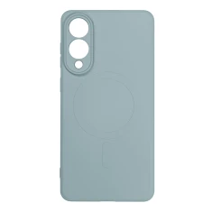 Чохол Hurtel Liquid Silicone Case для Samsung Galaxy S25 Edge Blue with MagSafe (5907769376351)