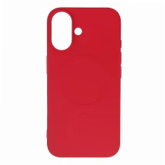 Чохол Liquid Silicone Case для Samsung Galaxy S25 Edge Red with MagSafe (5907769376382)