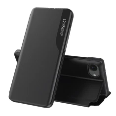Чохол Hurtel Eco Leather View Case для iPhone 16e Black (5907769376849)