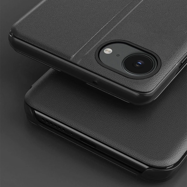 Чохол Hurtel Eco Leather View Case для iPhone 16e Black (5907769376849)
