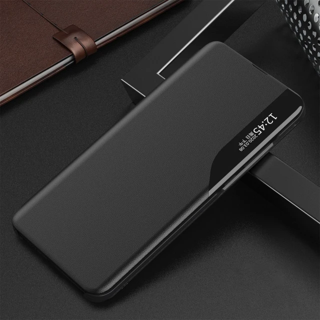 Чохол Hurtel Eco Leather View Case для iPhone 16e Black (5907769376849)