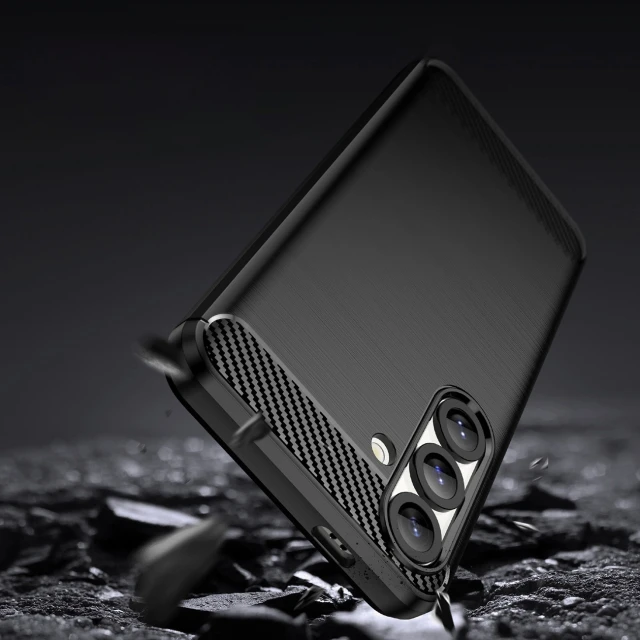 Чохол Hurtel Carbon Case для iPhone 16e чорний (5907769376948)