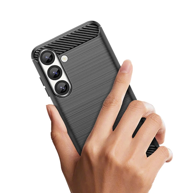 Чохол Hurtel Carbon Case для iPhone 16e чорний (5907769376948)